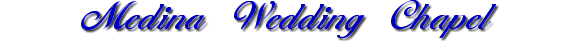 Back to home page - The Medina Wedding Chapel